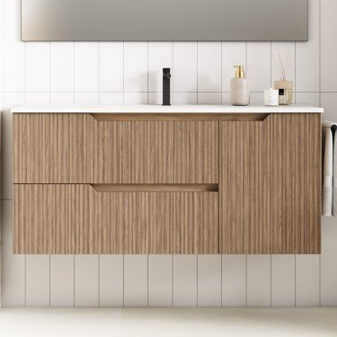 Mueble de baño suspendido SARAO PLUS con encimera cerámica Kent 2