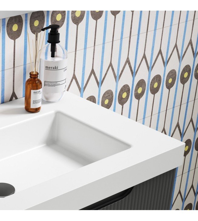 Mueble de baño suspendido TWIST con encimera Suri Mueble de baño suspendido TWIST con encimera Suri