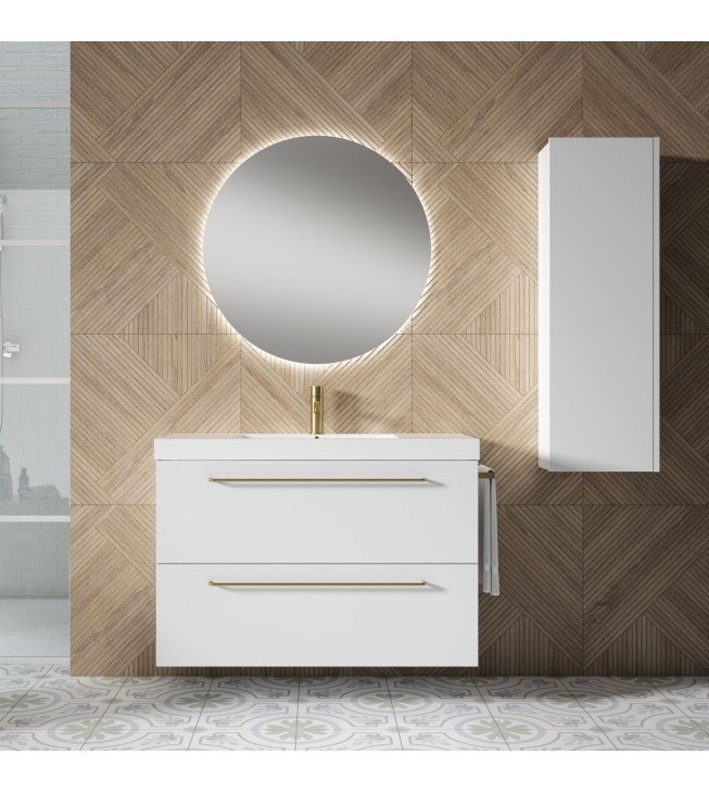 Mueble de baño suspendido TWIST con encimera Suri Mueble de baño suspendido TWIST con encimera Suri