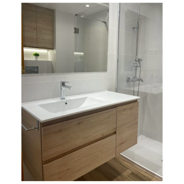 Mueble de baño suspendido Captus con encimera Moma 2