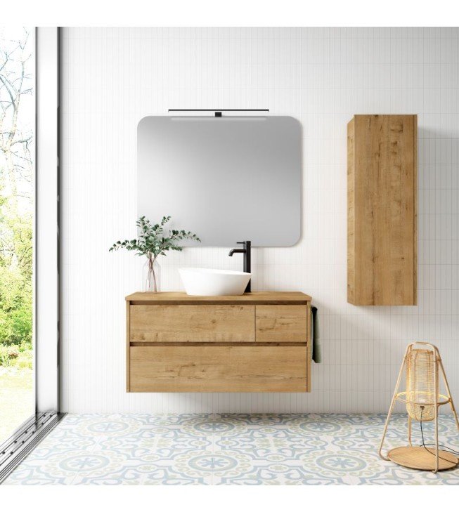 01 BOHEM | Mueble de baño suspendido 100 cm