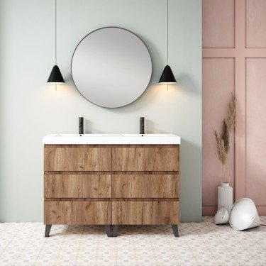 Mueble de baño al suelo SOHO con encimera Suri