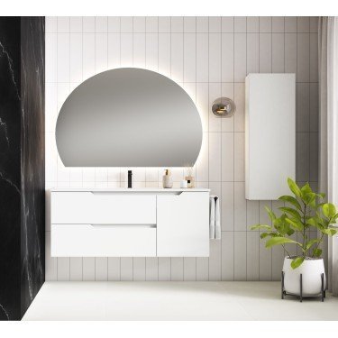 Mueble de baño suspendido SARAO PLUS con encimera cerámica Kent