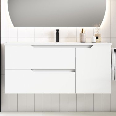 Mueble de baño suspendido SARAO PLUS con encimera cerámica Kent 2