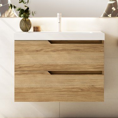 Mueble de baño suspendido SARAO con encimera suri 2