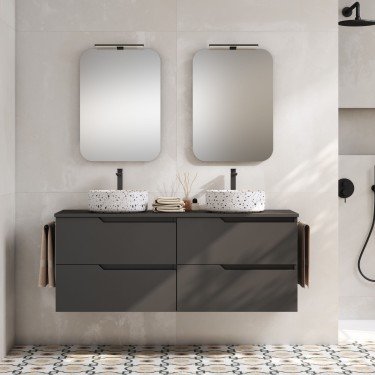 Mueble de baño suspendido SARAO con encimera