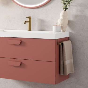 Mueble de baño suspendido HOLIKA con encimera suri 2