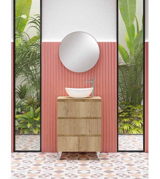 01 SOHO | Mueble de baño al suelo 60 cm