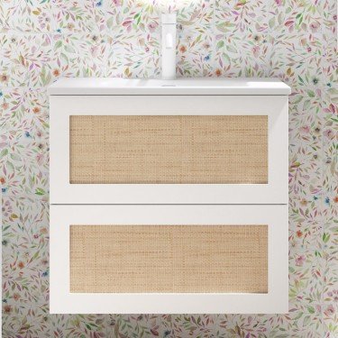 Mueble de baño suspendido CALMA con encimera kent 2