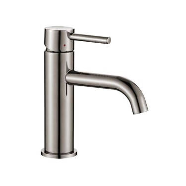 Grifo monomando Trento cromo cepillado inox