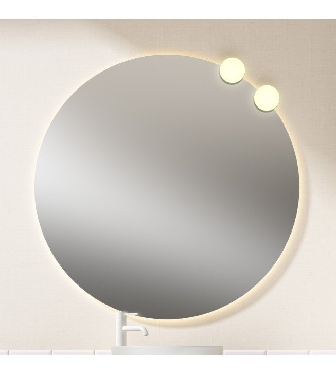 Aplique de luz LED Moon para baño Aplique de luz LED Moon para baño