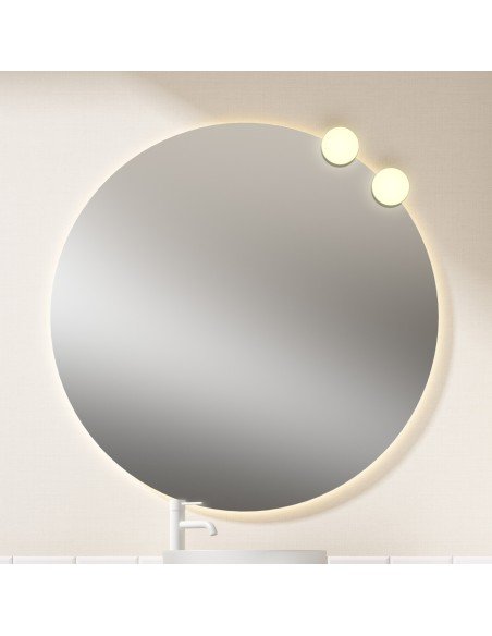 Aplique de luz LED Moon para baño