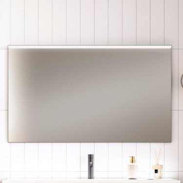 Aplique de luz LED Slim inox para baño