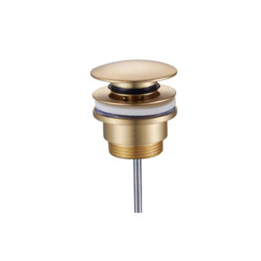 Válvula clic clac oro cepillado