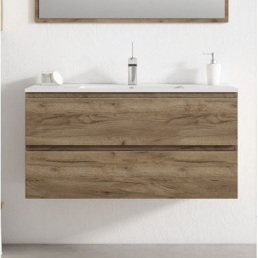 Mueble de baño suspendido KLIMT con encimera cerámica Moma 2