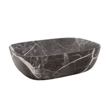 Lavabo Pietra marmoleado negro 2