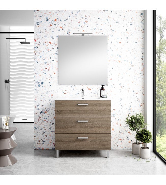 02 GARDENIA plus | Mueble de baño al suelo 60 cm