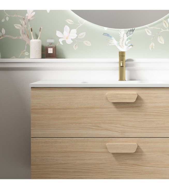 Mueble de baño suspendido HOLIKA con encimera cerámica Kent Mueble de baño suspendido HOLIKA con encimera cerámica Kent