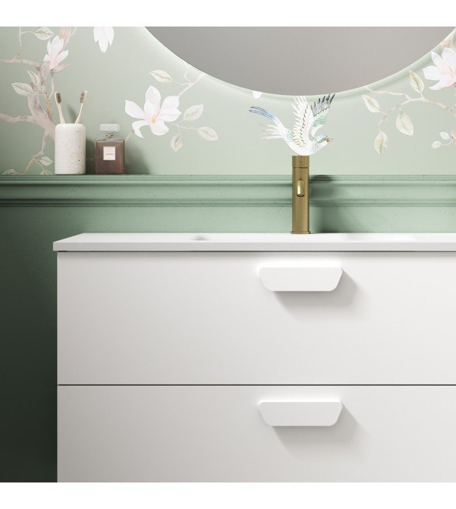 Mueble de baño suspendido HOLIKA con encimera cerámica Kent Mueble de baño suspendido HOLIKA con encimera cerámica Kent