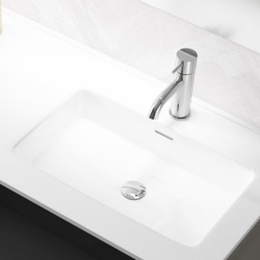 Mueble de baño suspendido HONEY con encimera cerámica. 2