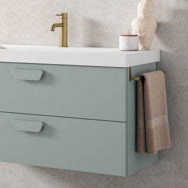 Mueble de baño suspendido HOLIKA con encimera suri 2