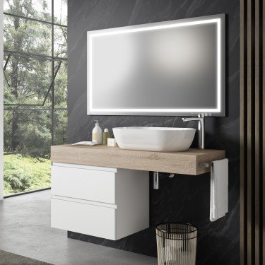 Mueble de baño suspendido COVELA con mueble Klimt