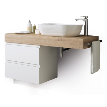 Mueble de baño suspendido COVELA con mueble Klimt 2