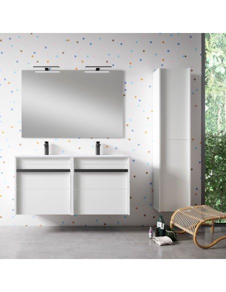 Mueble de baño suspendido ANAIS con encimera cerámica Moma