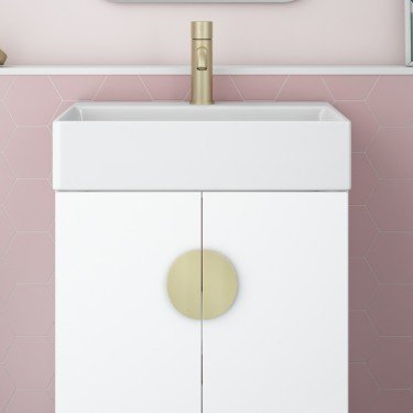 Mueble de baño suspendido NANO fondo reducido con lavabo Gross 2