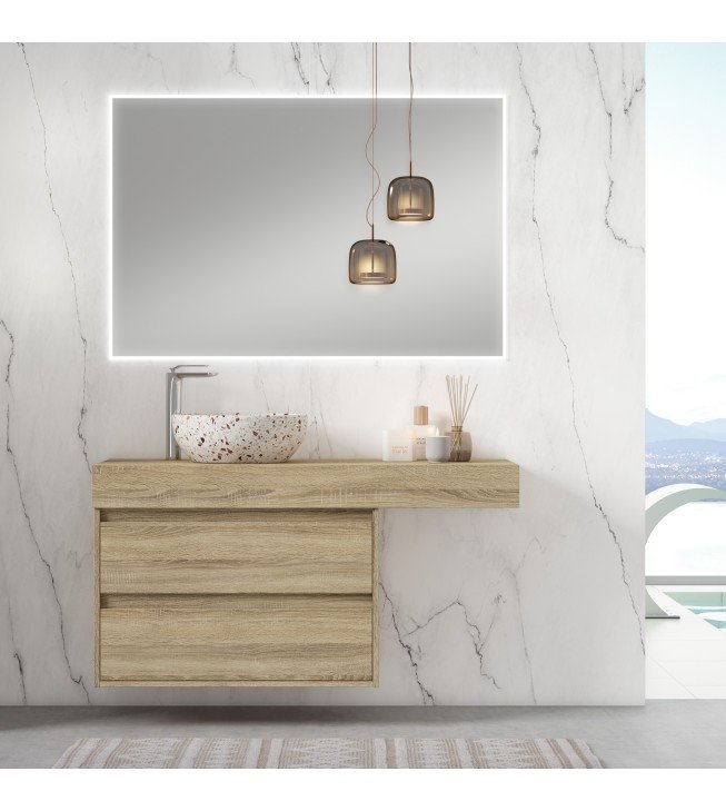 Mueble de baño suspendido COVELA con mueble Africa