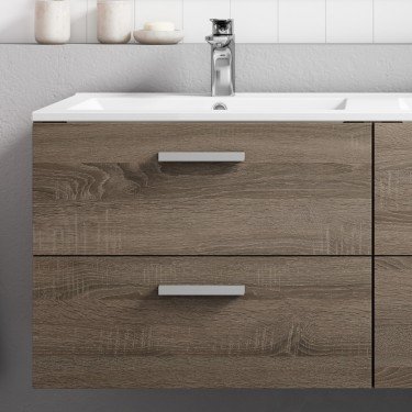 Mueble de baño suspendido GARDENIA con encimera cerámica 2