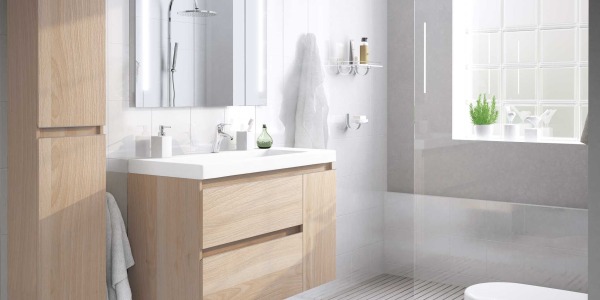 Muebles en baños pequeños, cómo organizarlos